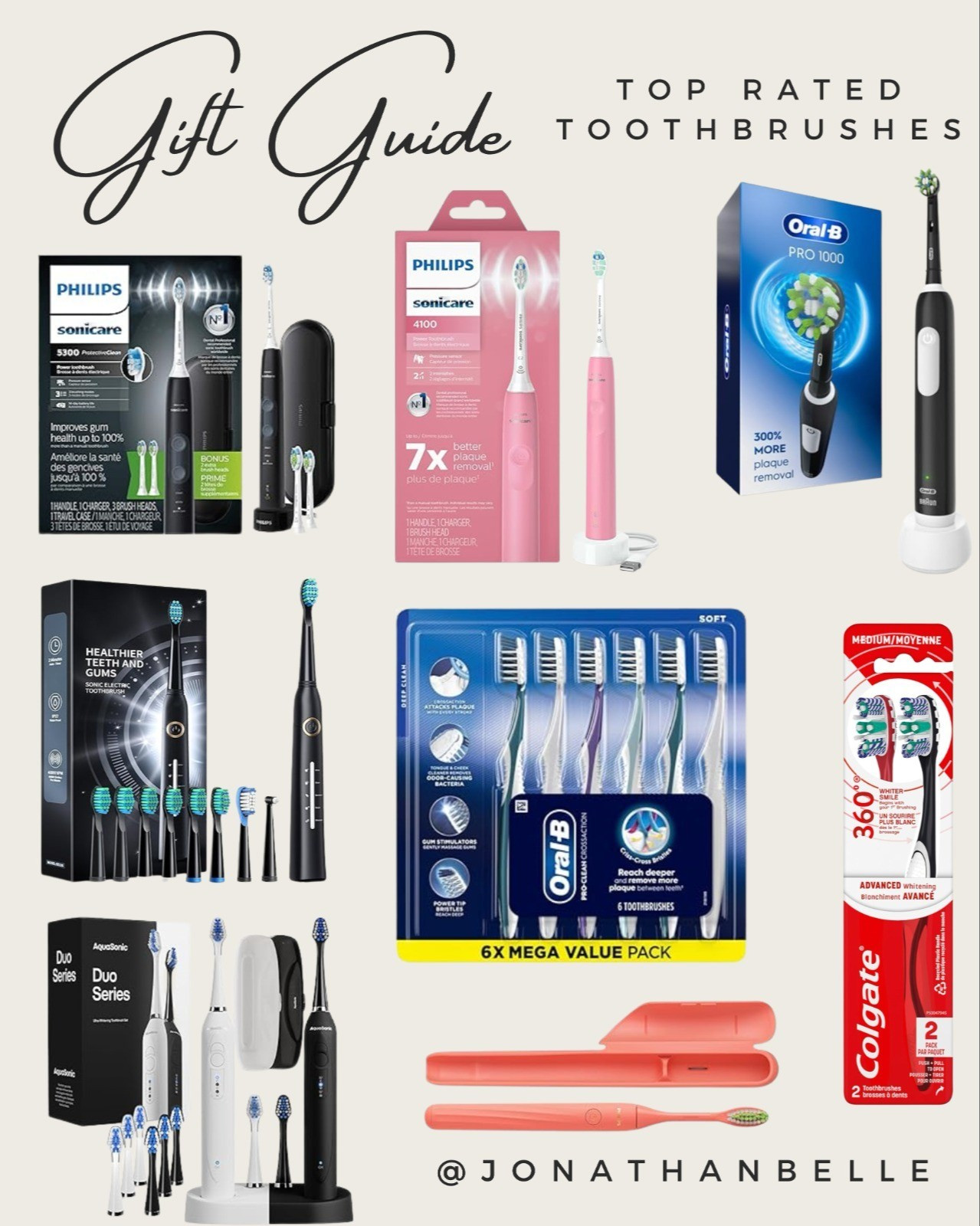 Upgrade your oral care routine with these top-rated electric toothbrushes! Whiter teeth and healthier gums are just a brush away. Shop my favorites on LTK! #electrictoothbrush #oralcare #dentalhealth #toprated #ltkbeauty

#LTKStyleTip #LTKSaleAlert #LTKBeauty