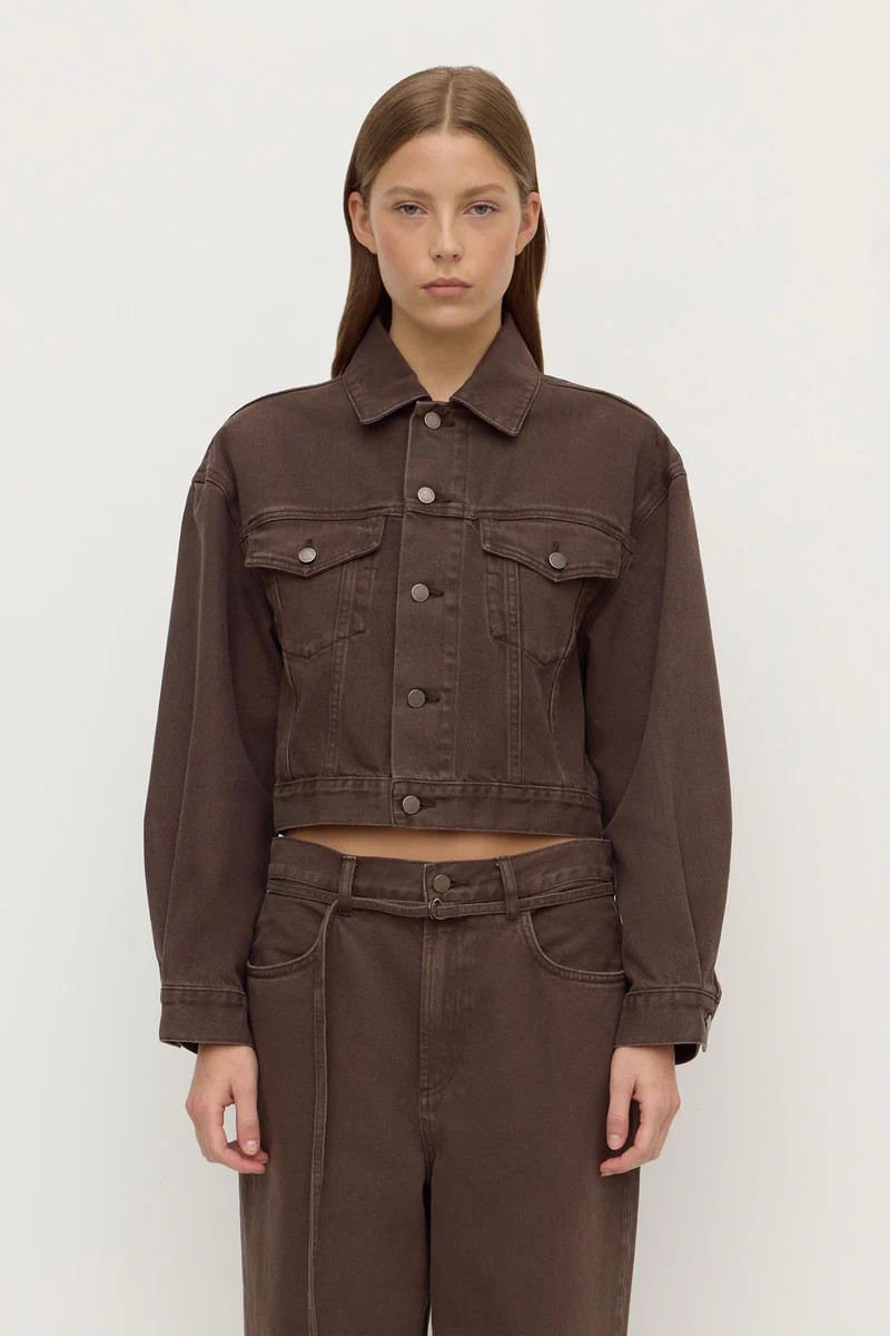 Womens Cropped Denim Jacket | Assembly Label (AU)