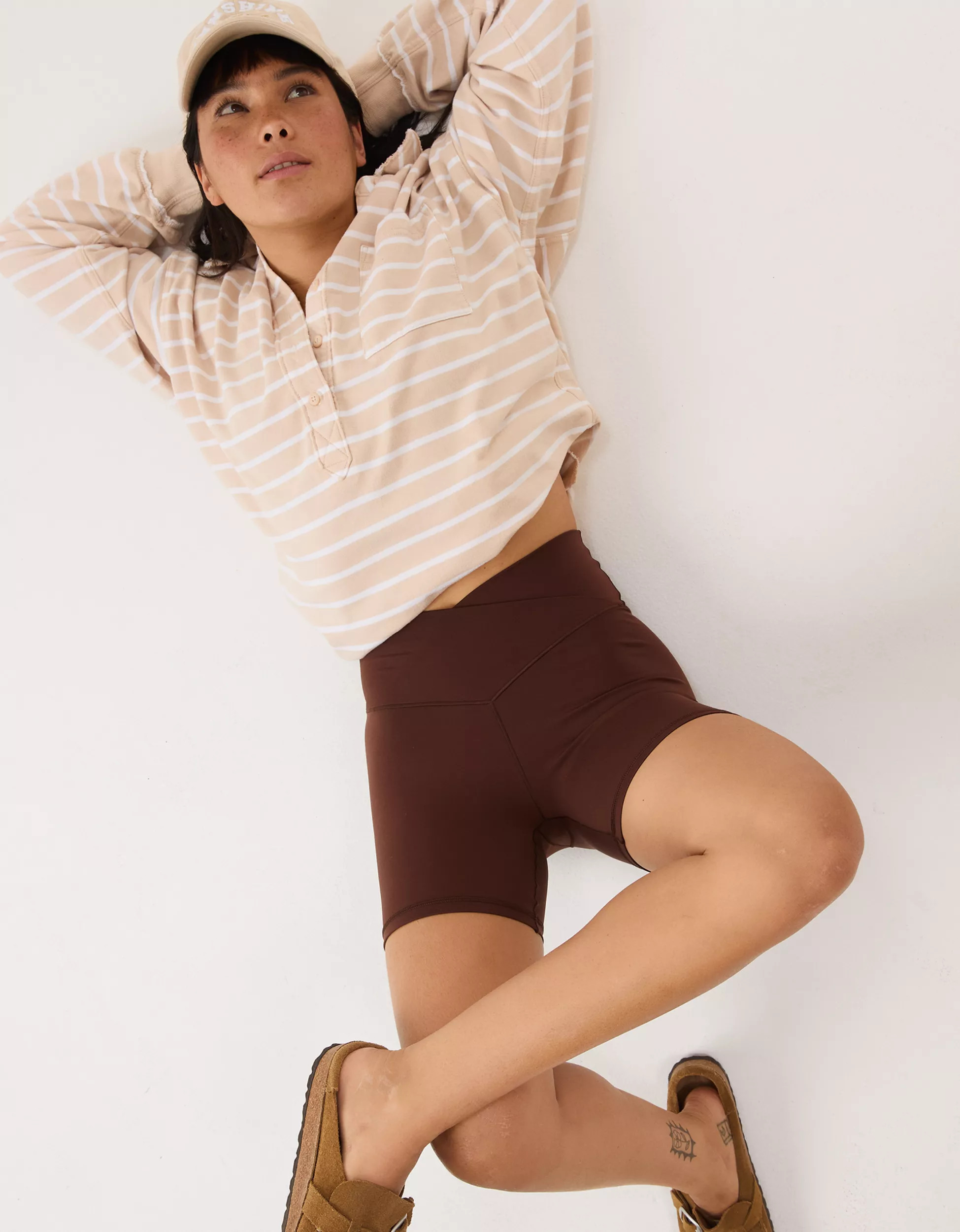 OFFLINE By Aerie Real Me Crossover 5" Bike Short | American Eagle Outfitters (US & CA)