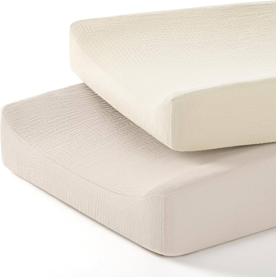 lulumoon Baby Changing Pad Cover: Muslin Diaper Changing Table Pad Cover - Changing Pad Sheets fo... | Amazon (US)
