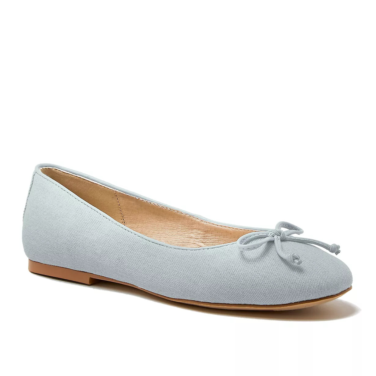 Women's Essential Denim Ballet Flats | Lands' End (US)