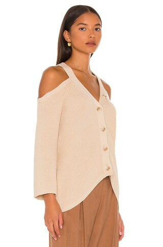 Lovers and Friends Gita Sweater in Hazel Grey from Revolve.com | Revolve Clothing (Global)