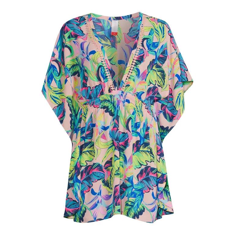 No Boundaries Juniors' Chiffon Caftan Cover Up | Walmart (US)