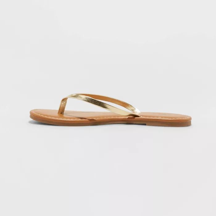 Women's Ava Skinny Strap Flip Flop Sandals - Shade and Shore™ | Target
