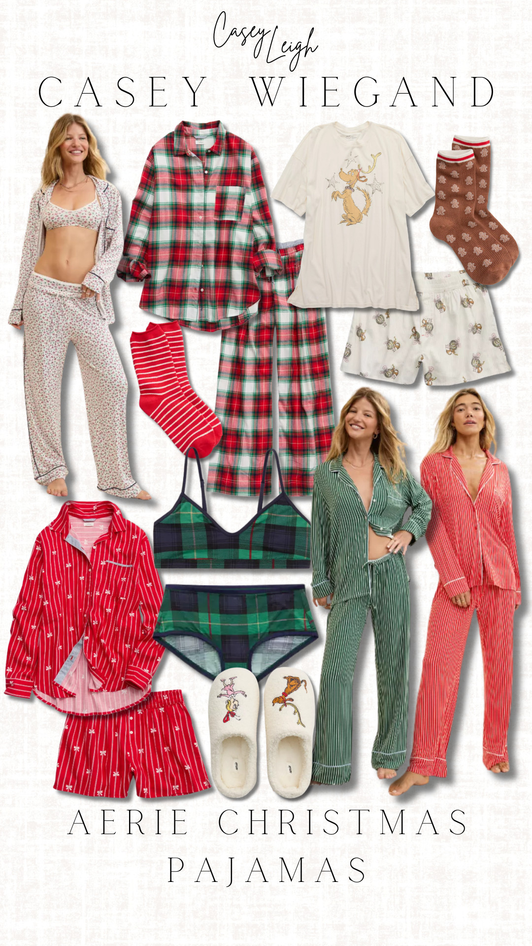 Cozy season looks a lot like this! Aerie Christmas PJs that are soft, festive, and so comfy you’ll want to wear them all season long! #AerieHoliday #CozySeason #LTKHolidayStyle 

 