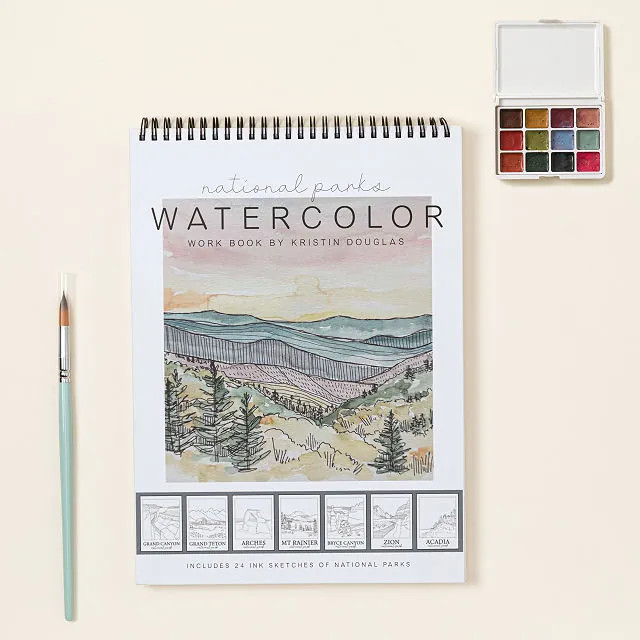 Paint The National Parks Watercolor Painting Set | UncommonGoods
