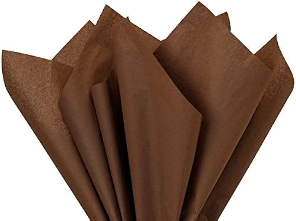 Chocolate Tissue Paper 15 x 20" inches 100 Sheets Premium Tissue Paper Made in USA | Amazon (US)