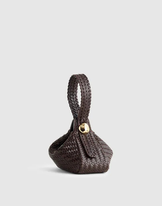 The Sculpted Metal Wristlet Bag | Madewell