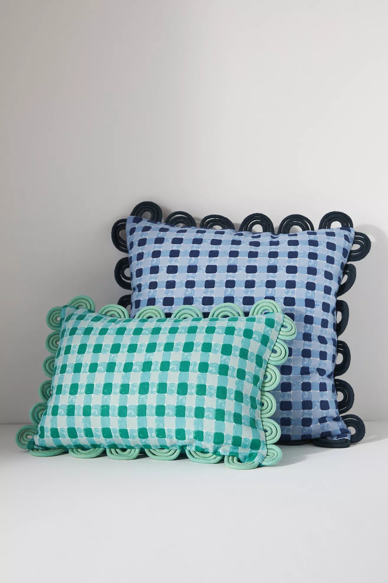 Gingham Capri Pillow | Anthropologie (US)