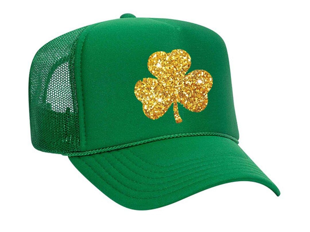 Lucky Clover Trucker Hat St. Patricks day | Etsy (US)