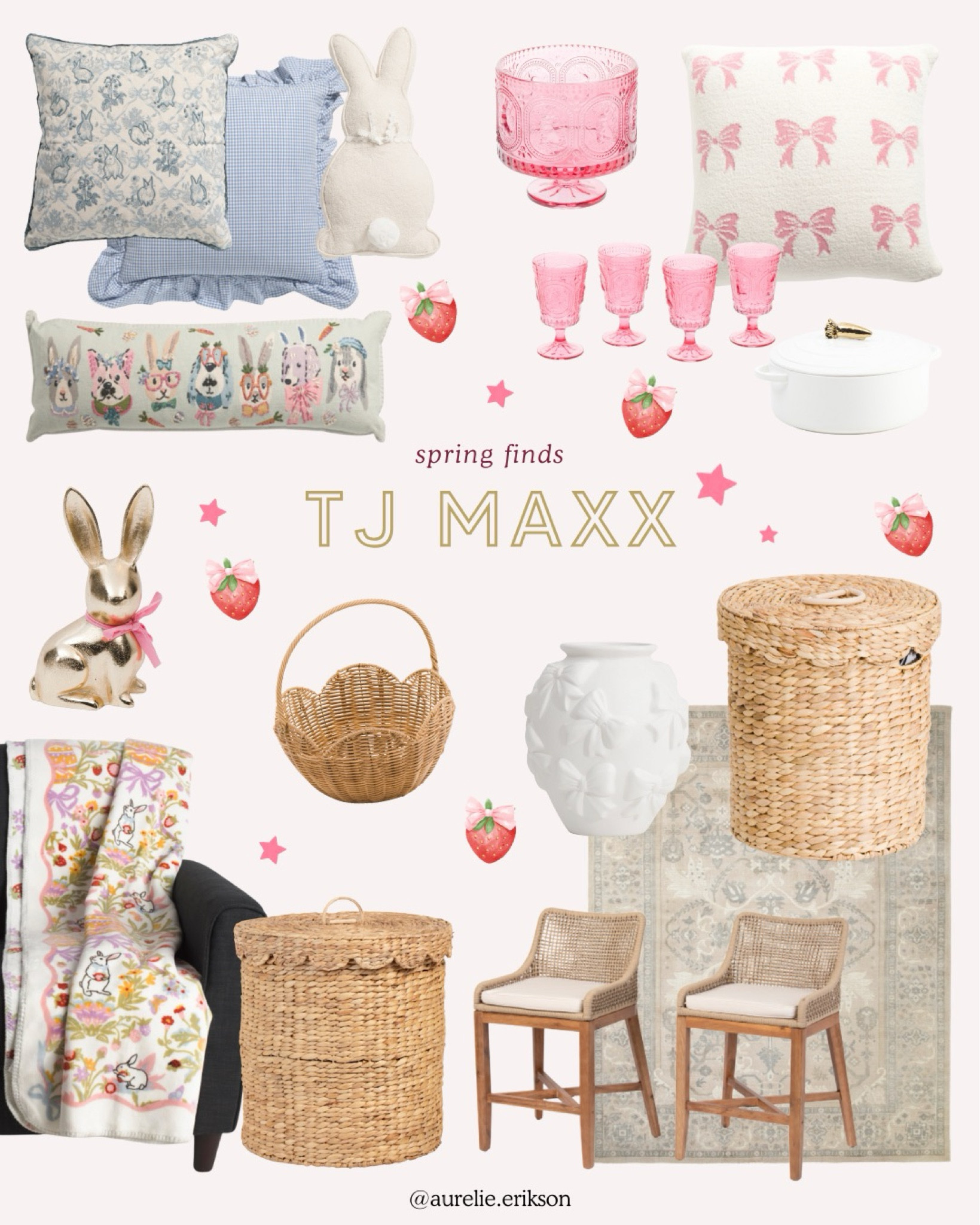 Spring Decor at TJ Maxx 🐰🍓

#LTKSeasonal #LTKHome