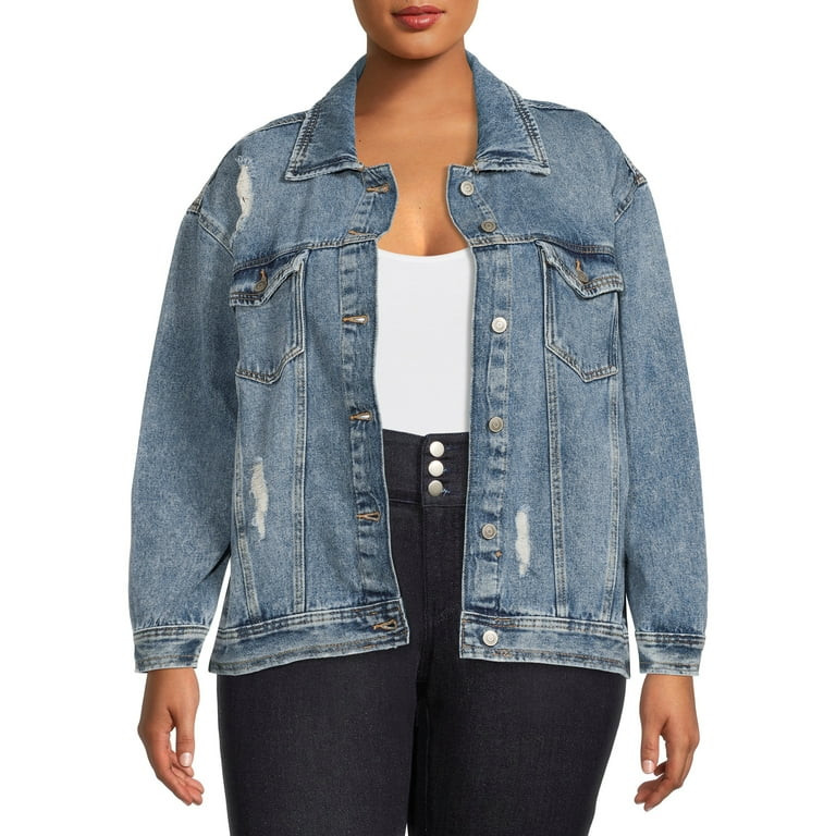 Celebrity Pink Juniors' Plus Size Boyfriend Jacket | Walmart (US)