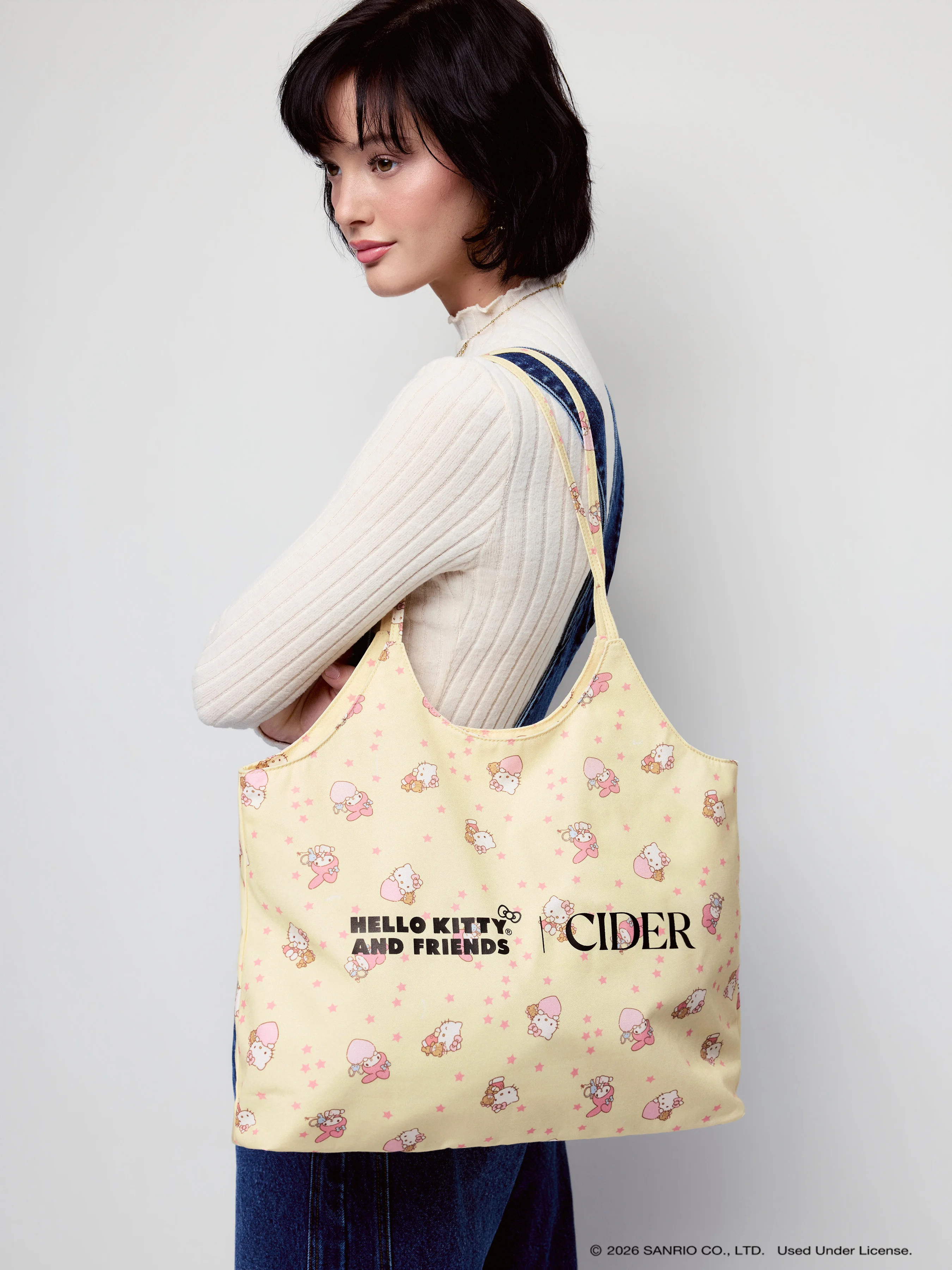 Woven Canvas Collab Time Icon Tote Bag | Cider