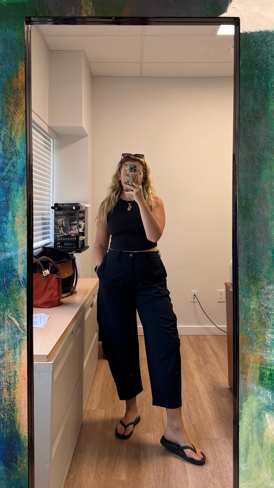 Ruti wide ish pants wearing a size 12. They run small especially if you have hips, but they are amazing. Perfect for travel or work bc they don’t wrinkle.

#LTKActive #LTKMidsize #LTKTravel