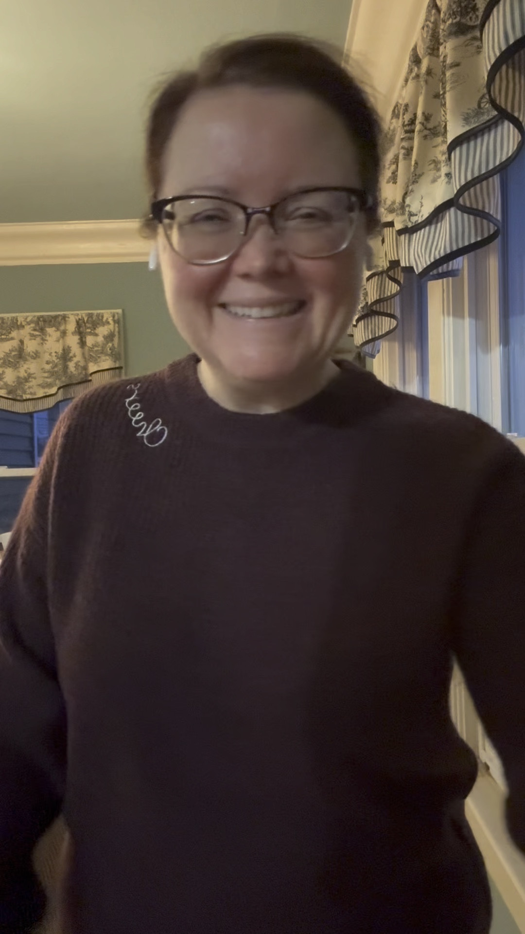 Cutest holiday sweater from Target would make great gift 🎁 for Christmas or Chanukah 🕎 for the skier ⛷️ in your life!  This would be good Freon Thanksgiving up through New Year’s with the Cheers embroidered logo! Feels Soft and warm. Runs a bit big.  I’m wearing a medium and it feels a bit big. Would be cute with jeans or leggings.  You can dress it up with a long satiny skirt! 

#LTKFindsUnder50 #LTKHoliday #LTKGiftGuide