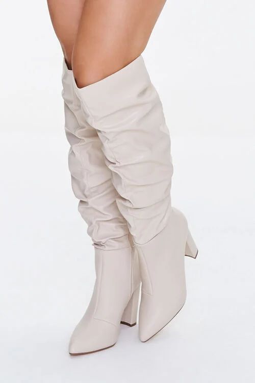 Slouchy Knee-High Boots | Forever 21 (US)