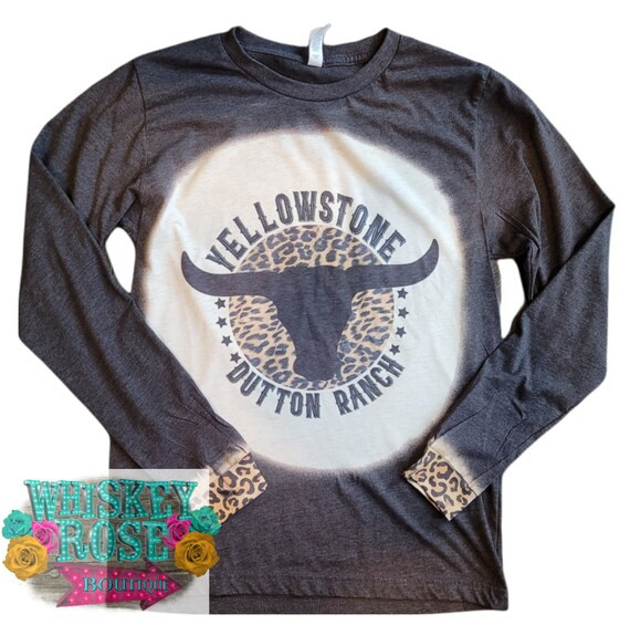 Dutton Ranch Bleached Long Sleeve Shirt  Beth Dutton  Rip  | Etsy | Etsy (US)