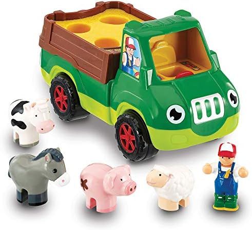 WOW Toys Freddie Farm Truck (6 Piece Play Set), White | Amazon (US)