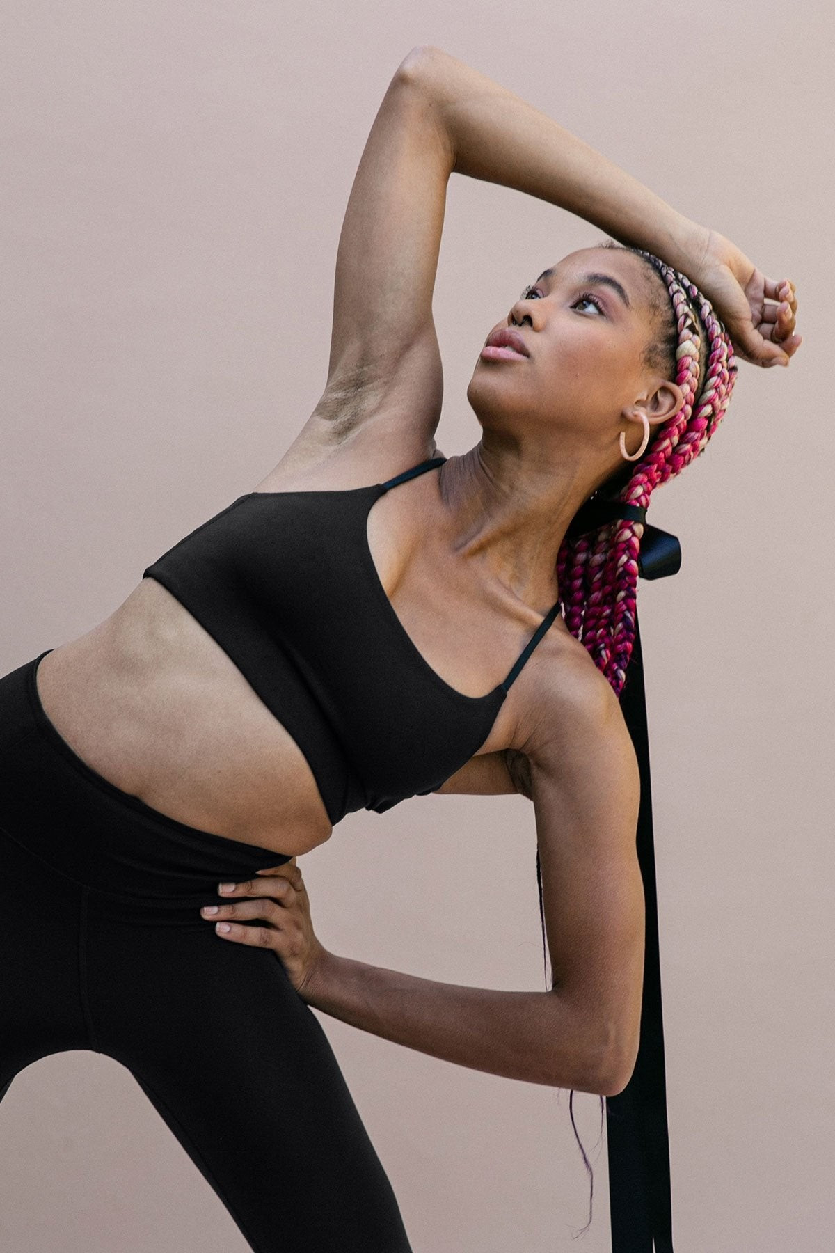 Black Juliet Strappy Bra | Girlfriend Collective