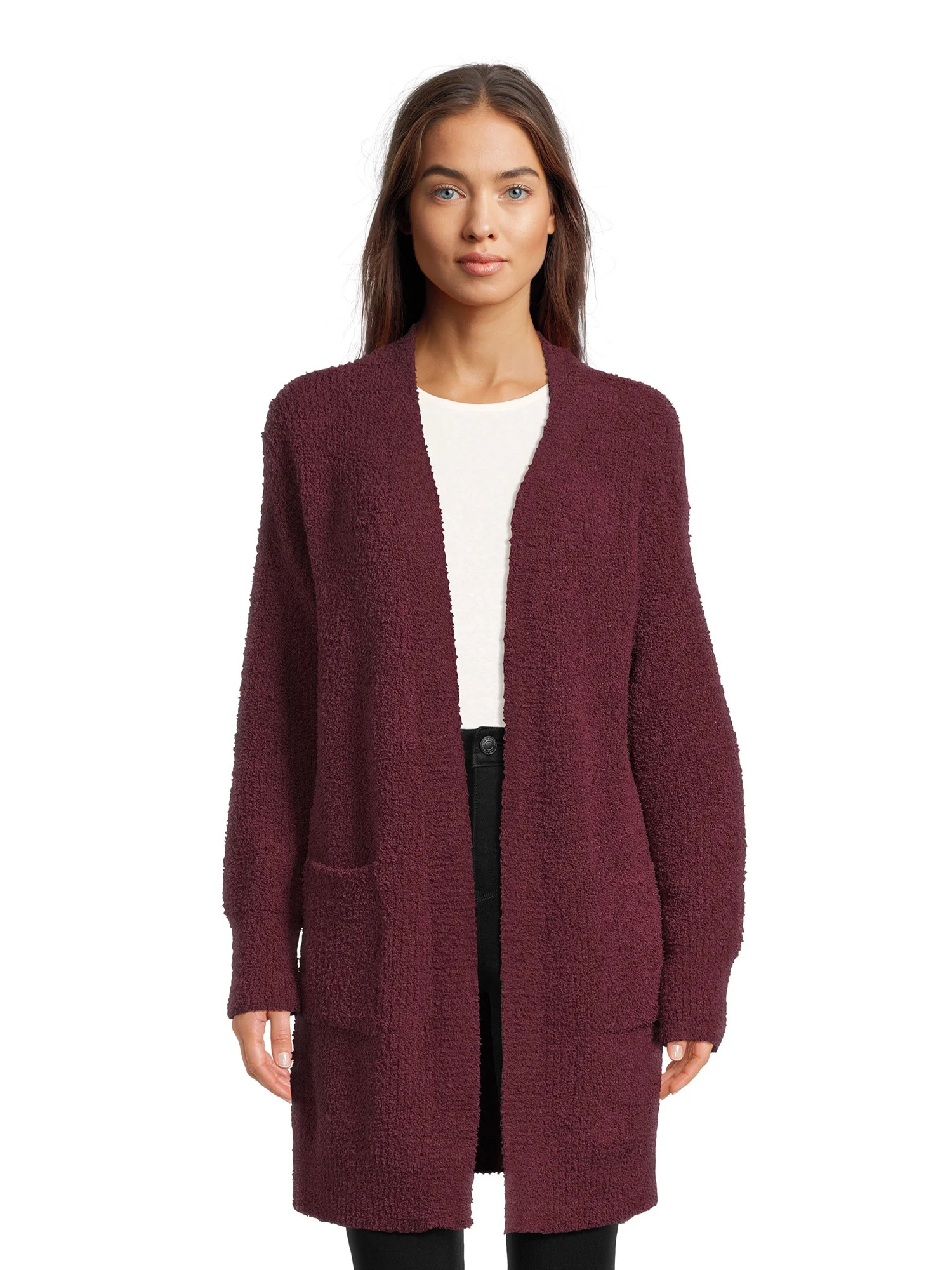 Time and Tru Women's Duster Cardigan Sweater, Midweight, Sizes XS-XXXL - Walmart.com | Walmart (US)