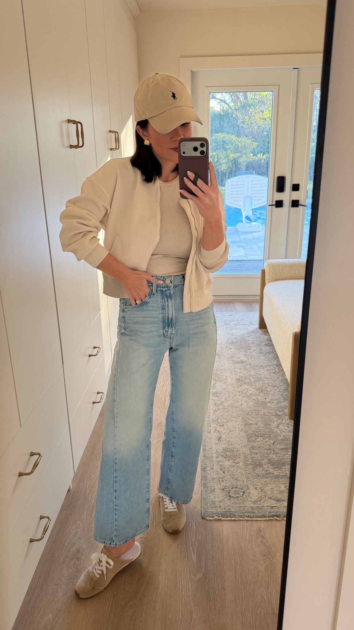 Bbq dinner outfit of the night 
Top & jacket in a small 
Jeans in my true size 25 
Shoes true to size 

#LTKootd #LTKPetite #LTKgrwm