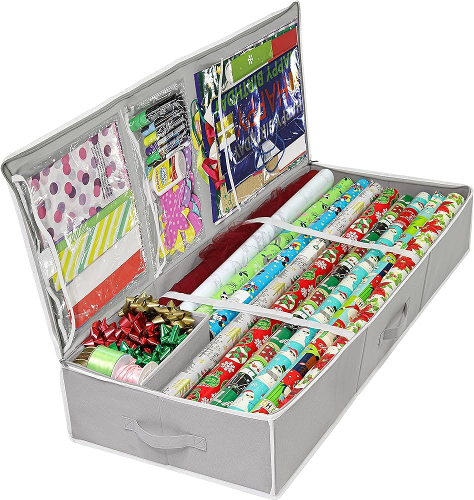 Simple Houseware Wrapping Paper Storage Container | Amazon (US)
