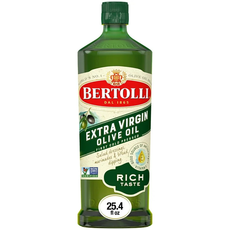 Bertolli Extra Virgin Olive Oil, Rich Taste, 25.4 fl oz - Walmart.com | Walmart (US)