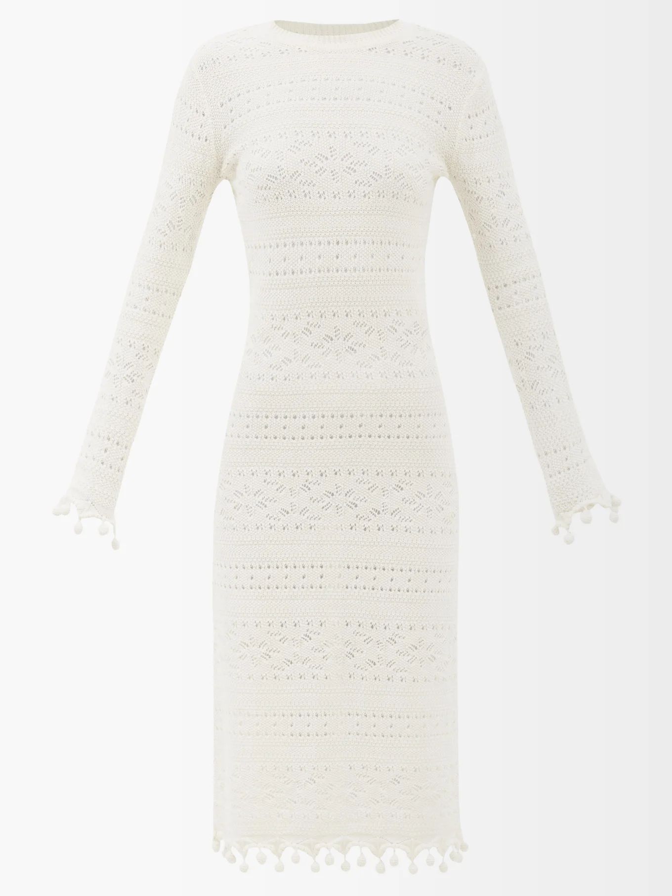 Postcard cotton lace-knitted midi dress | Zimmermann | Matches (US)