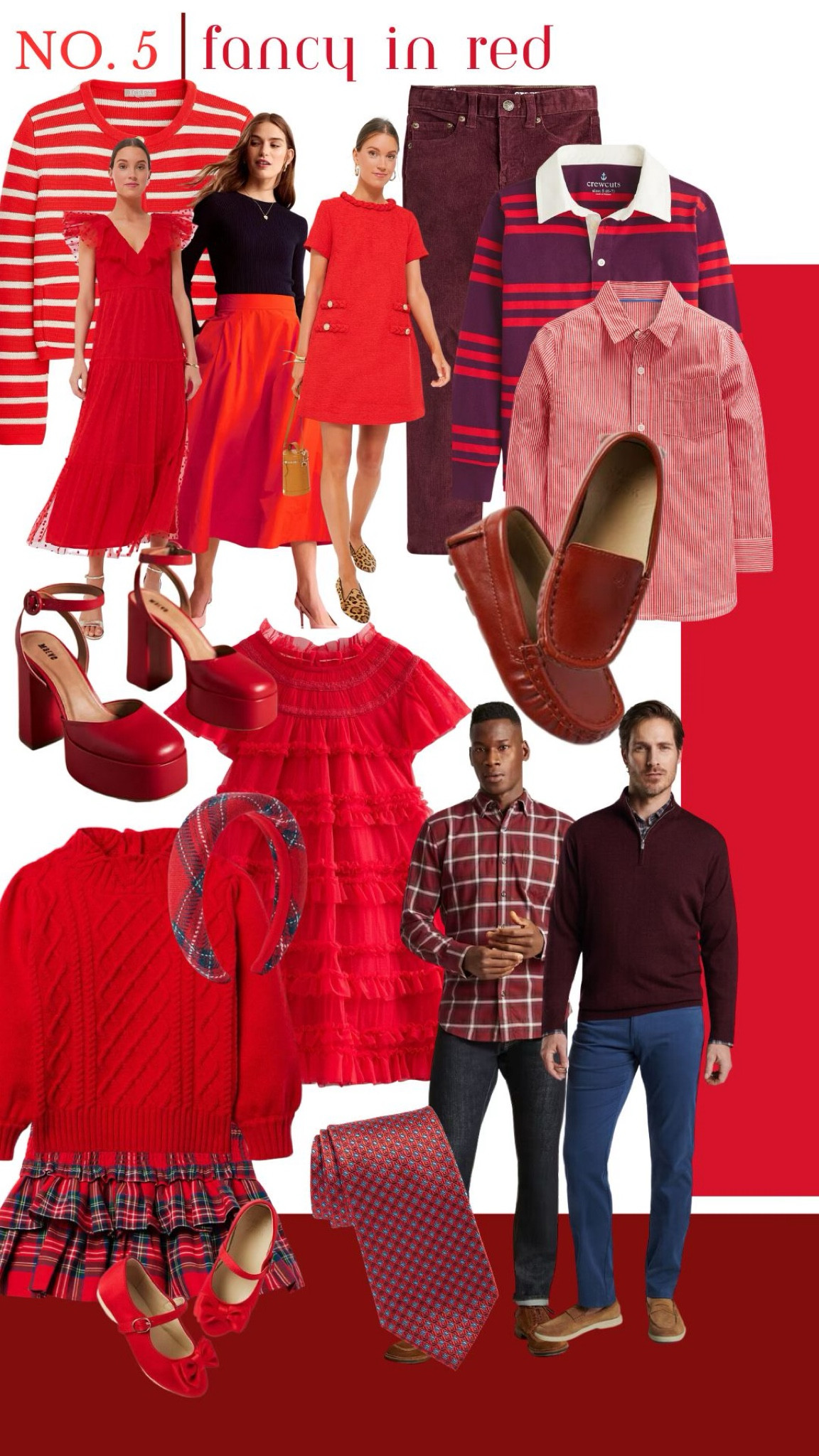 Fancy in red fall family photo inspo! 

#LTKfamily #LTKSeasonal #LTKHoliday