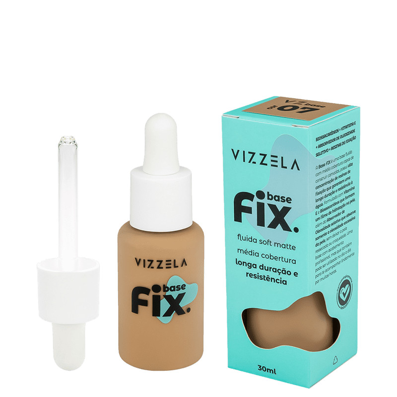 Vizzela Cosméticos Fix Cor 7
        
            
                 - Base Líquida 30ml | Beleza Na Web (BR)