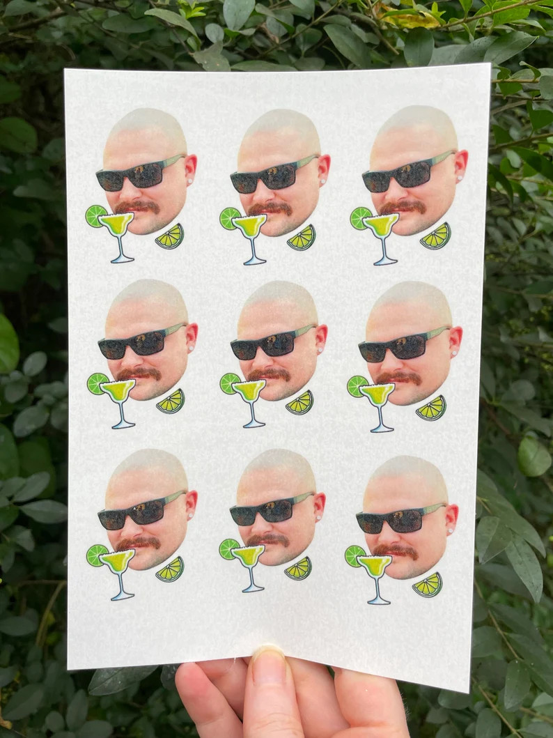 9 Face Tattoos, Margs and Matrimony, Custom Temporary Tattoo Sheet, Final Fiesta, Bach Party, Bir... | Etsy (US)
