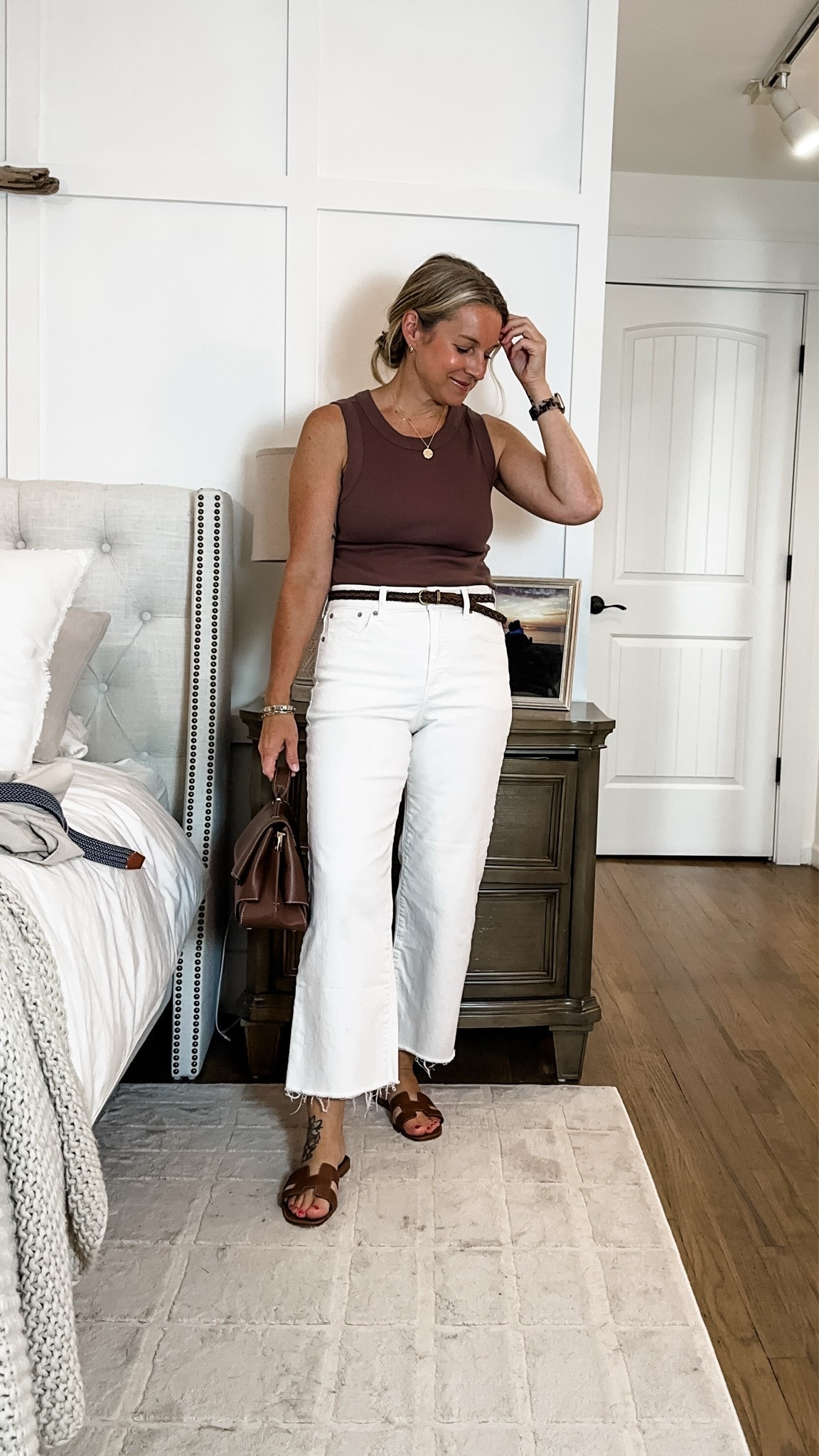 Love the simple elevation. 
29 classic jeans and M tank.

#LTKootd #LTKMidsize #LTKPetite