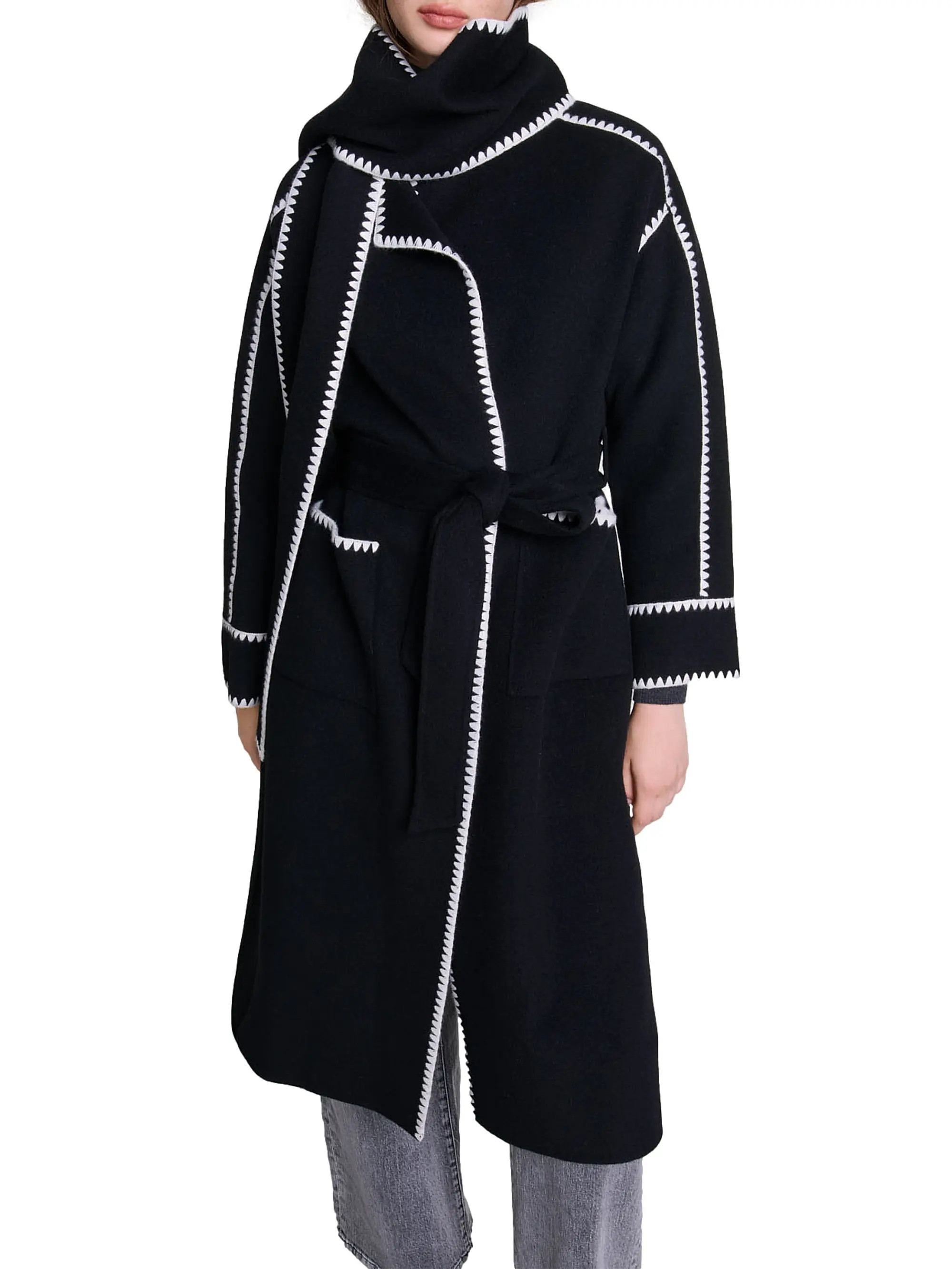 Two-Tone Double-Sided Coat | Saks Fifth Avenue