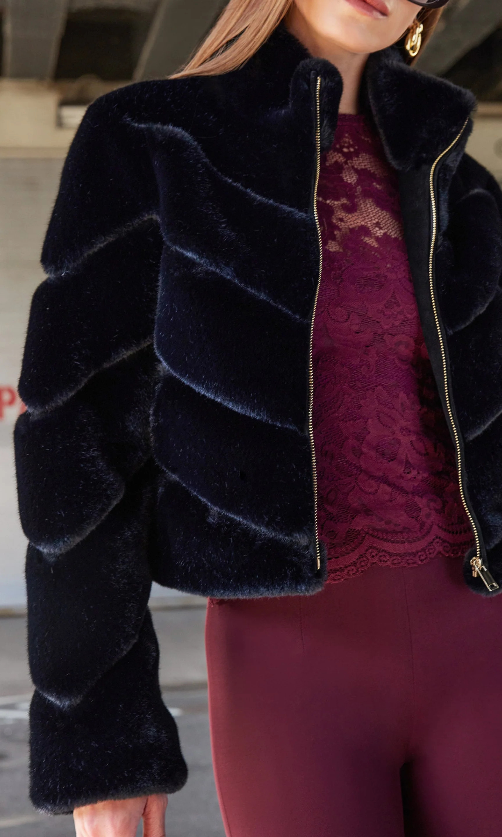 Brianna Faux Fur Jacket | Generation Love