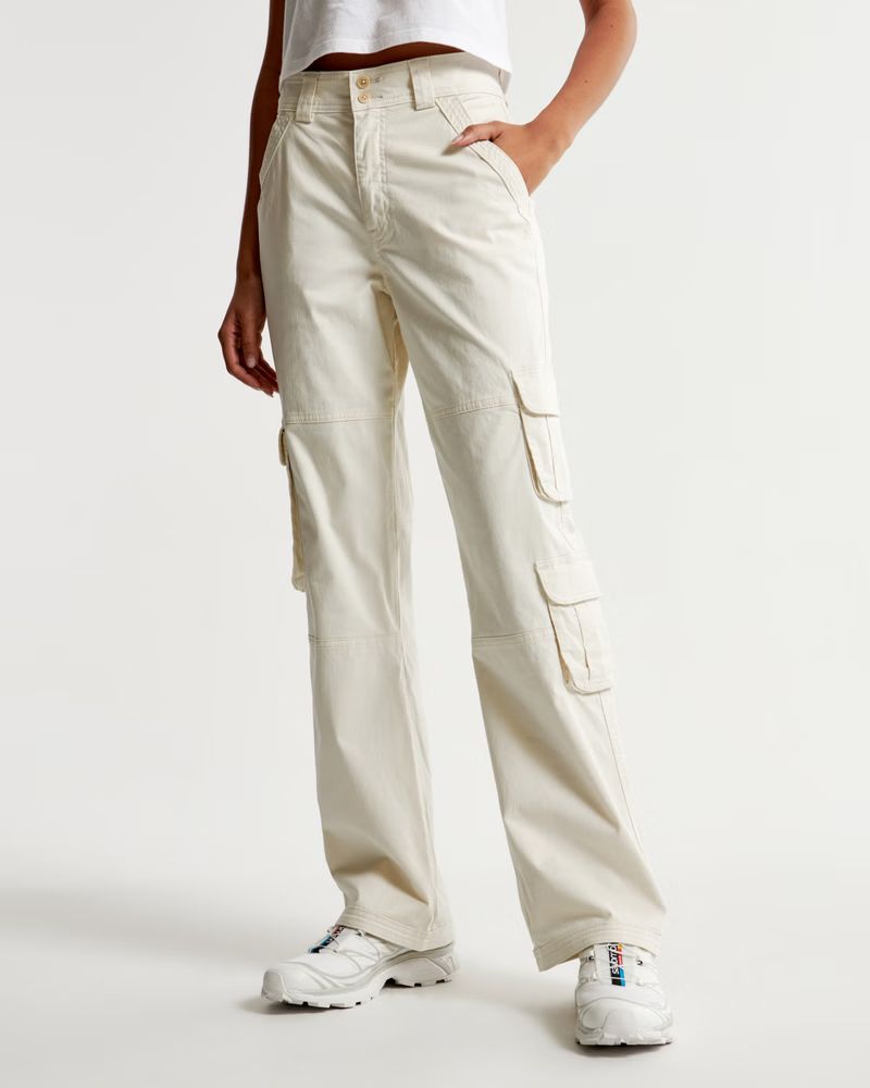 Women's Relaxed Cargo Pant | Women's New Arrivals | Abercrombie.com | Abercrombie & Fitch (US)