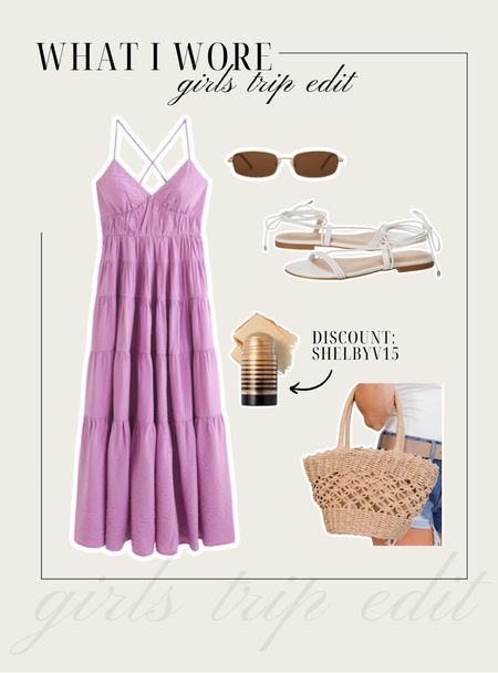 Shopping girls day vacation dress 🛍️🌴☀️ wearing size large tall ✨ DIBS discount: SHELBYV15

#LTKbeauty #LTKmidsize #LTKtravel
