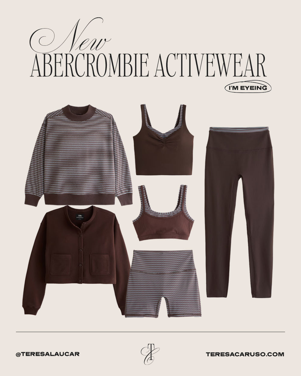 New Abercrombie Activewear I'm Eyeing 🤎 

 