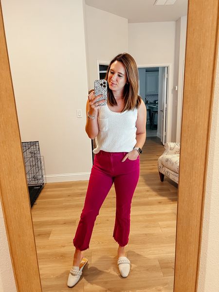 Casual workwear for this week 😎 I am forever grateful for a casual dress code and work from home options. Im  just not a pantsuit type of gal 😅 What’s your dress code like? I’ve been really trying to work within my own closet lately, and only get pieces that I’m certain I’ll be reusing and styling multiple ways, and it’s made such a difference, both in my credit card bill and in what I wear on the day to day 😂 

#LTKworkwear #LTKshoecrush #LTKSeasonal