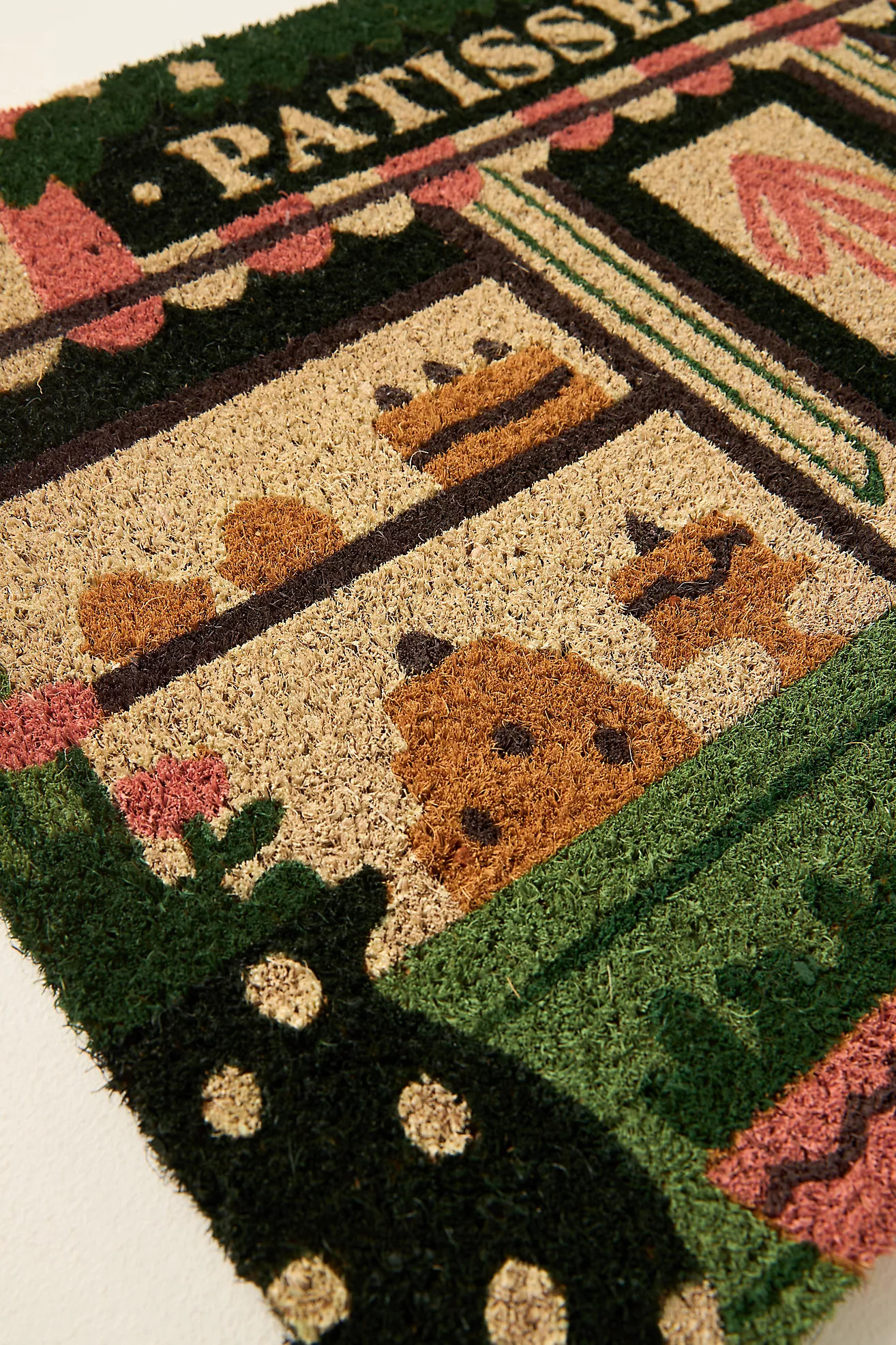 Patisserie Printed Coir Doormat | Anthropologie (US)