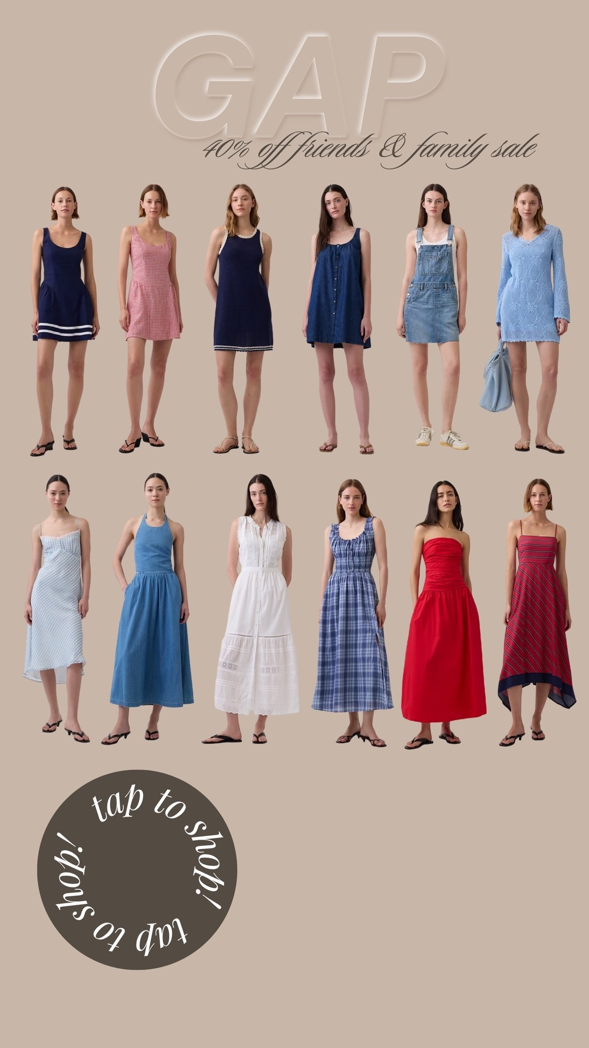 Gap 40% off sale!

Sooo many cute dresses rn!