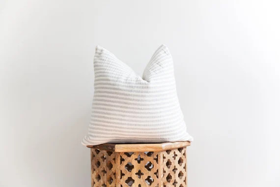 18X18 Cotton Pillow Cover | Etsy (US)