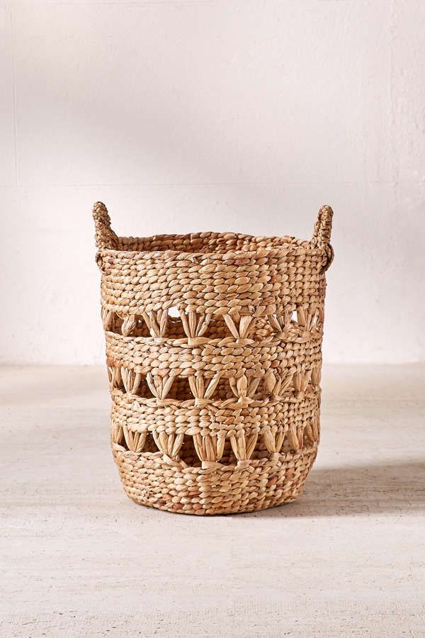 Lucy Woven Laundry Basket | Urban Outfitters US