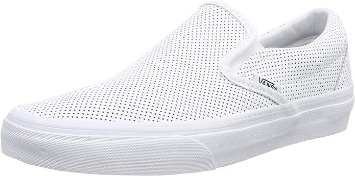 Vans Unisex Perf Leather Slip-On Sneaker | Amazon (US)