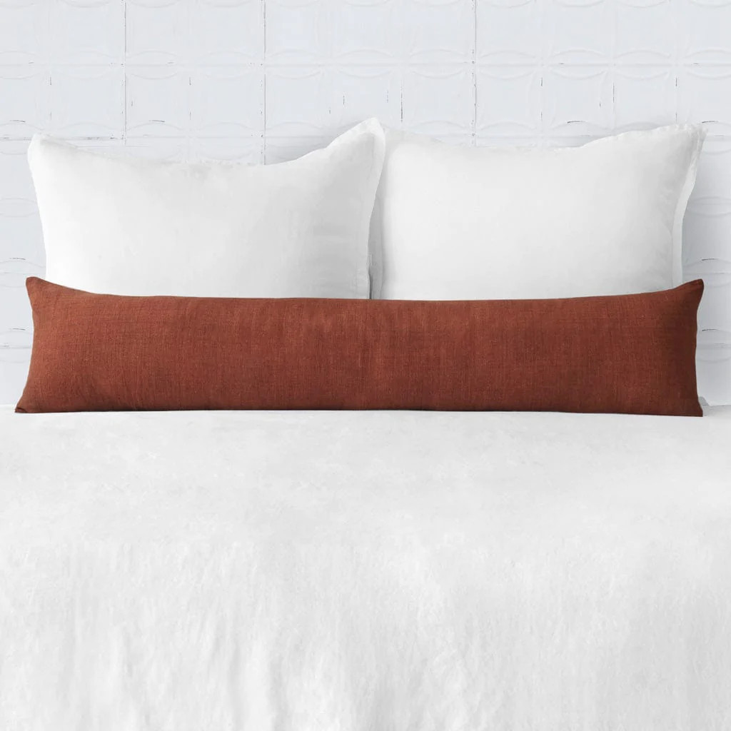 Prisha Linen Lumbar Pillow | The Citizenry