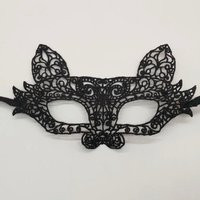 Black Lace Masquerade Mask - New Orleans, Nola, Party, Festival, Mask, Halloween Costume, Face Handm | Etsy (US)