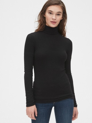 Ribbed Turtleneck Top in Modal | Gap (US)