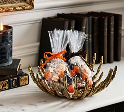 Brass Skeleton Hand Bowl | Pottery Barn (US)