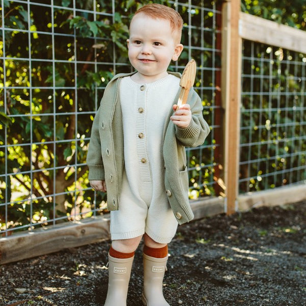 KNIT ROMPER | CLOUD | goumi