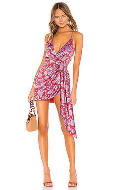 Lovers and Friends Kamala Mini Dress in Red & Purple Floral from Revolve.com | Revolve Clothing (Global)