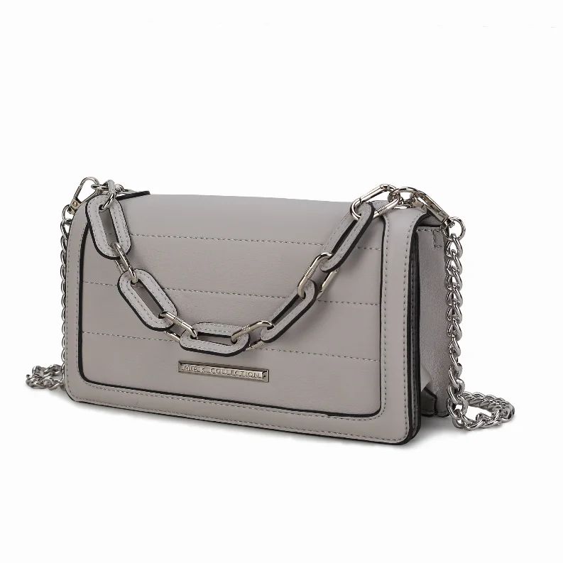 MKF Collection Women's Dora Crossbody Handbag by Mia K. - Light Grey | Walmart (US)